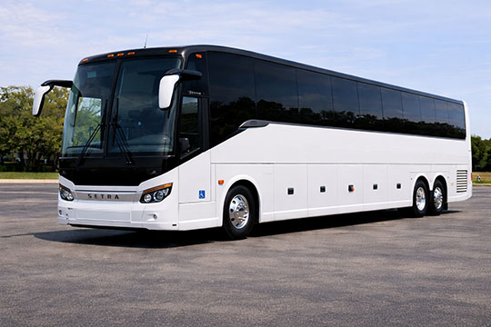 56-passenger charter bus rental Belle Chasse TX